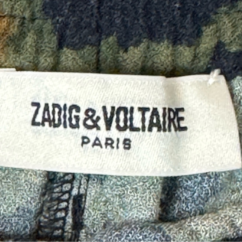 Zadig & Voltaire Parone Leopard Print Drawstring … - image 3